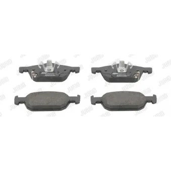 Jeu de 4 plaquettes de frein avant JURID 572624J