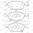 Jeu de 4 plaquettes de frein avant JURID 572624JC - Visuel 2