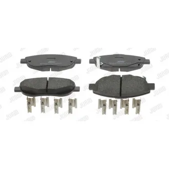 Jeu de 4 plaquettes de frein avant JURID 572634J
