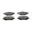 Jeu de 4 plaquettes de frein avant JURID 572634JC - Visuel 1