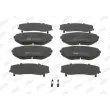 Jeu de 4 plaquettes de frein avant JURID 572640J - Visuel 1