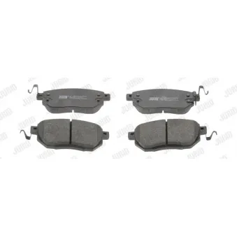 Jeu de 4 plaquettes de frein avant JURID 572649J