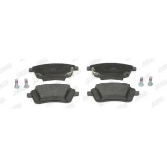 Jeu de 4 plaquettes de frein avant JURID 572657J