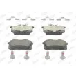 Jeu de 4 plaquettes de frein arrière JURID 573005J - Visuel 1
