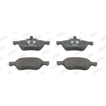 Jeu de 4 plaquettes de frein avant JURID 573016J