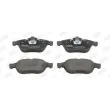 Jeu de 4 plaquettes de frein avant JURID 573017J - Visuel 1