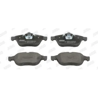 Jeu de 4 plaquettes de frein avant JURID 573017J