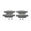Jeu de 4 plaquettes de frein avant JURID 573023JC - Visuel 1