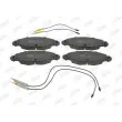 Jeu de 4 plaquettes de frein avant JURID 573029JC - Visuel 1