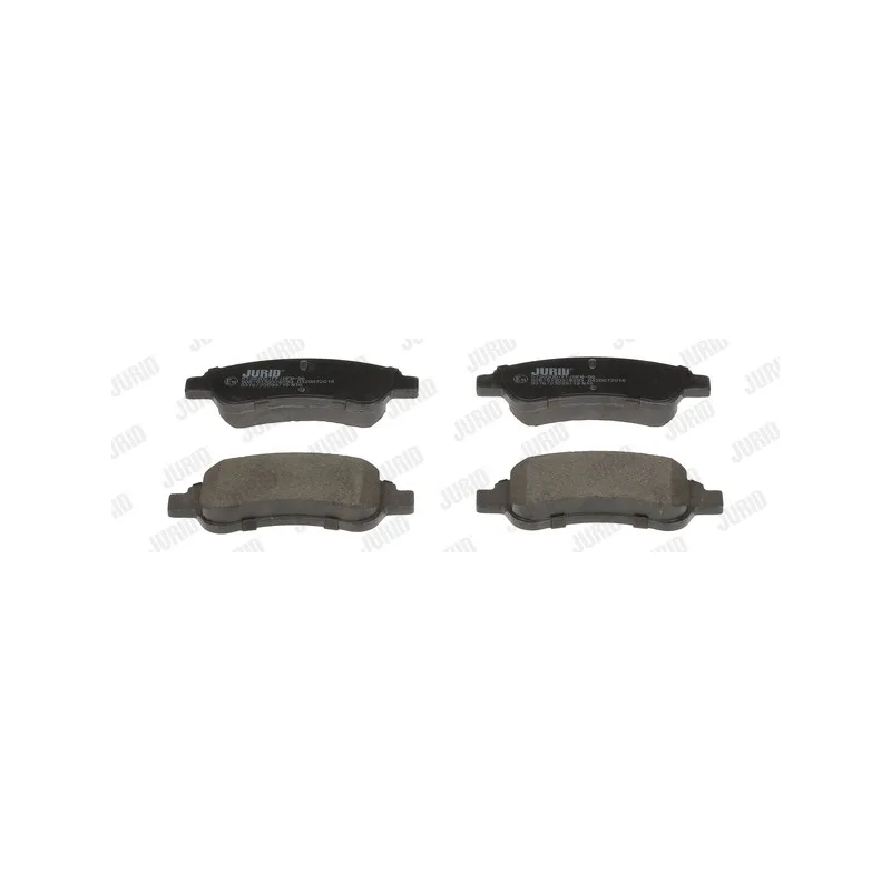 Jeu de 4 plaquettes de frein avant JURID 573030D