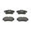 Jeu de 4 plaquettes de frein avant JURID 573033J - Visuel 1