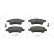Jeu de 4 plaquettes de frein avant JURID 573036J - Visuel 1