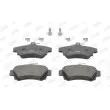 Jeu de 4 plaquettes de frein avant JURID 573039J - Visuel 1