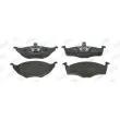 Jeu de 4 plaquettes de frein avant JURID 573040J - Visuel 1