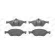 Jeu de 4 plaquettes de frein avant JURID 573041J - Visuel 1