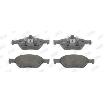 Jeu de 4 plaquettes de frein avant JURID 573041J