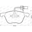 Jeu de 4 plaquettes de frein avant JURID 573047J - Visuel 2