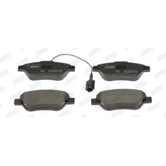 Jeu de 4 plaquettes de frein avant JURID 573074D