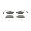 Jeu de 4 plaquettes de frein avant JURID 573074J - Visuel 1
