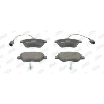 Jeu de 4 plaquettes de frein avant JURID 573074J