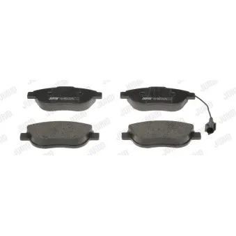 Jeu de 4 plaquettes de frein avant JURID 573075D