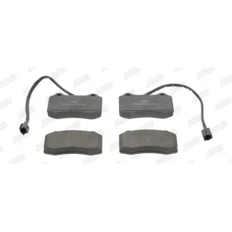 Jeu de 4 plaquettes de frein avant JURID 573079J