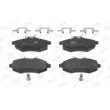 Jeu de 4 plaquettes de frein avant JURID 573083J - Visuel 1