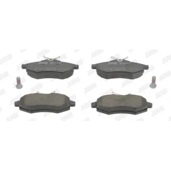Jeu de 4 plaquettes de frein avant JURID 573083JC
