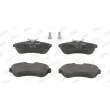 Jeu de 4 plaquettes de frein avant JURID 573084J - Visuel 1