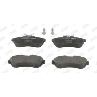 Jeu de 4 plaquettes de frein avant JURID 573084J