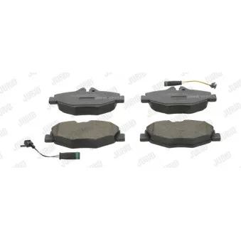 Jeu de 4 plaquettes de frein avant JURID 573091JC