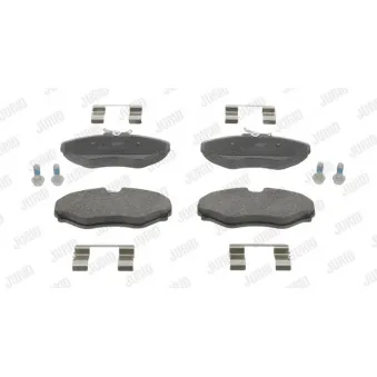 Jeu de 4 plaquettes de frein avant JURID 573099J