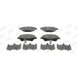 Jeu de 4 plaquettes de frein avant JURID 573124J - Visuel 1