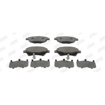 Jeu de 4 plaquettes de frein avant JURID 573124J
