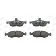 Jeu de 4 plaquettes de frein avant JURID 573130J - Visuel 1