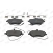 Jeu de 4 plaquettes de frein avant JURID 573131J - Visuel 1