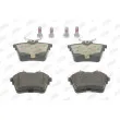 Jeu de 4 plaquettes de frein arrière JURID 573133JC - Visuel 1