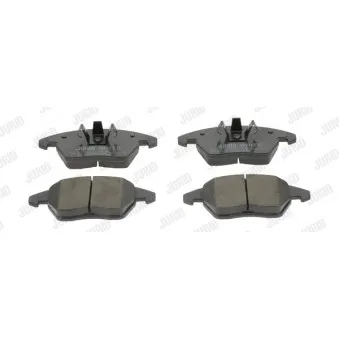 Jeu de 4 plaquettes de frein avant JURID 573134JC
