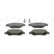 Jeu de 4 plaquettes de frein avant JURID 573135JC - Visuel 1