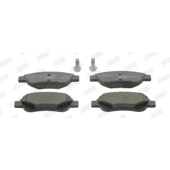 Jeu de 4 plaquettes de frein avant JURID 573135JC