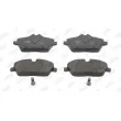 Jeu de 4 plaquettes de frein avant JURID 573137J - Visuel 1