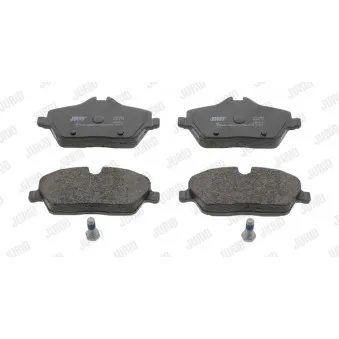 Jeu de 4 plaquettes de frein avant JURID 573137J