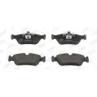 Jeu de 4 plaquettes de frein avant JURID 573138J - Visuel 1