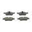 Jeu de 4 plaquettes de frein avant JURID 573138JC - Visuel 1