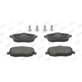 Jeu de 4 plaquettes de frein avant JURID 573144J
