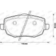 Jeu de 4 plaquettes de frein avant JURID 573144J - Visuel 2
