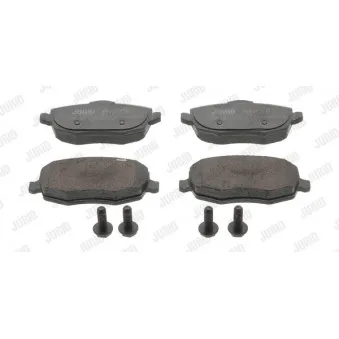Jeu de 4 plaquettes de frein avant JURID 573144JC