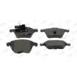 Jeu de 4 plaquettes de frein avant JURID 573145JC - Visuel 1