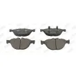 Jeu de 4 plaquettes de frein avant JURID 573150JC - Visuel 1