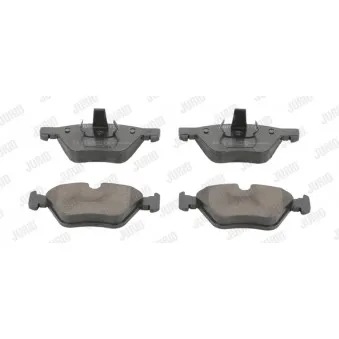 Jeu de 4 plaquettes de frein avant JURID 573151JC